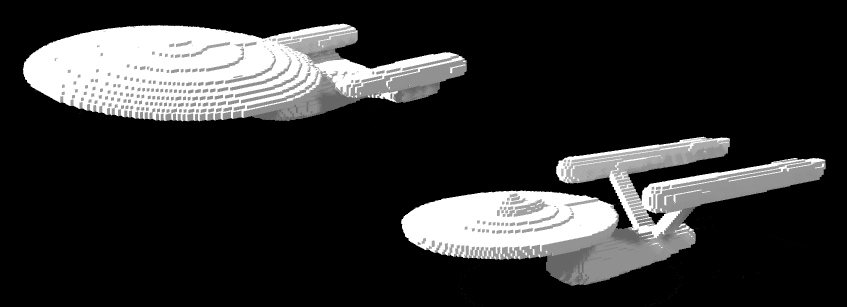 Преобразование корабля класса Constitution в Galaxy